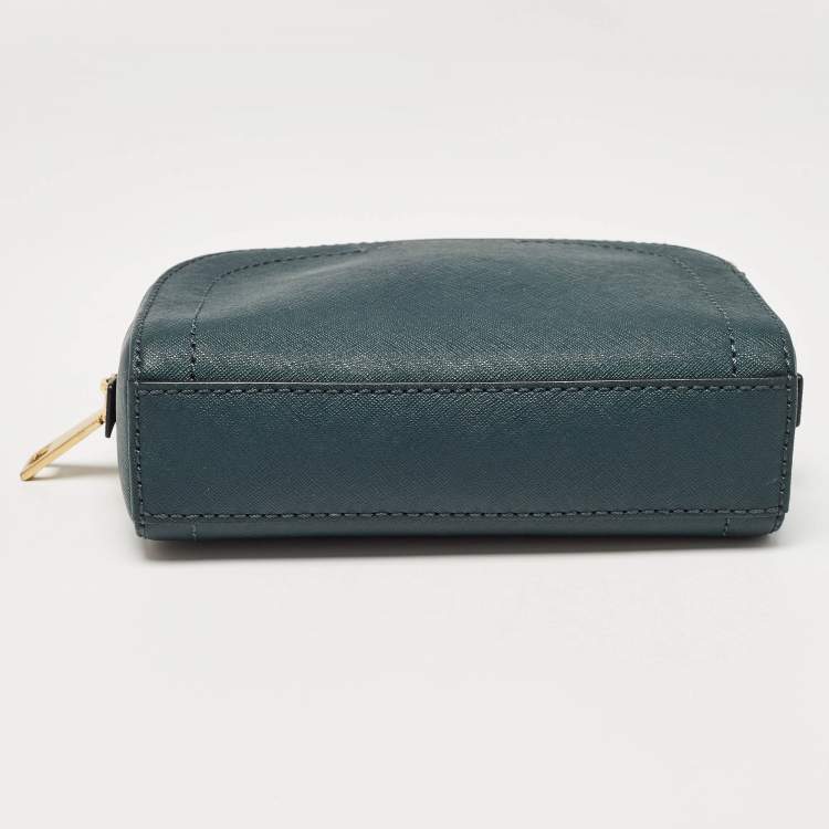 Pre Owned Marc Jacobs Dark Green Leather Playback Dome Crossbody Bag