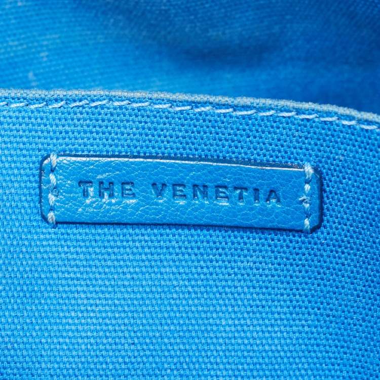 Pre Owned Marc Jacobs Blue Leather The Venetia Satchel