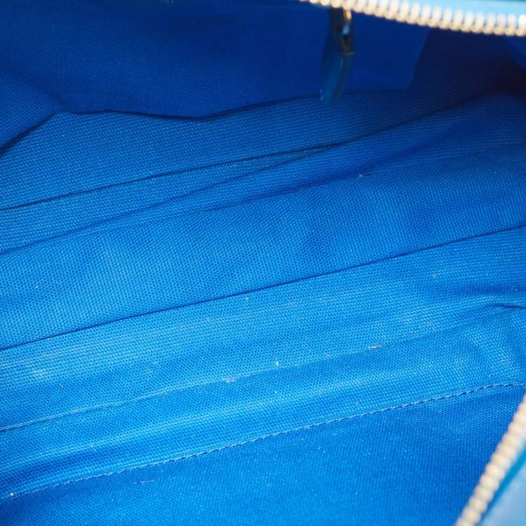 Pre Owned Marc Jacobs Blue Leather The Venetia Satchel