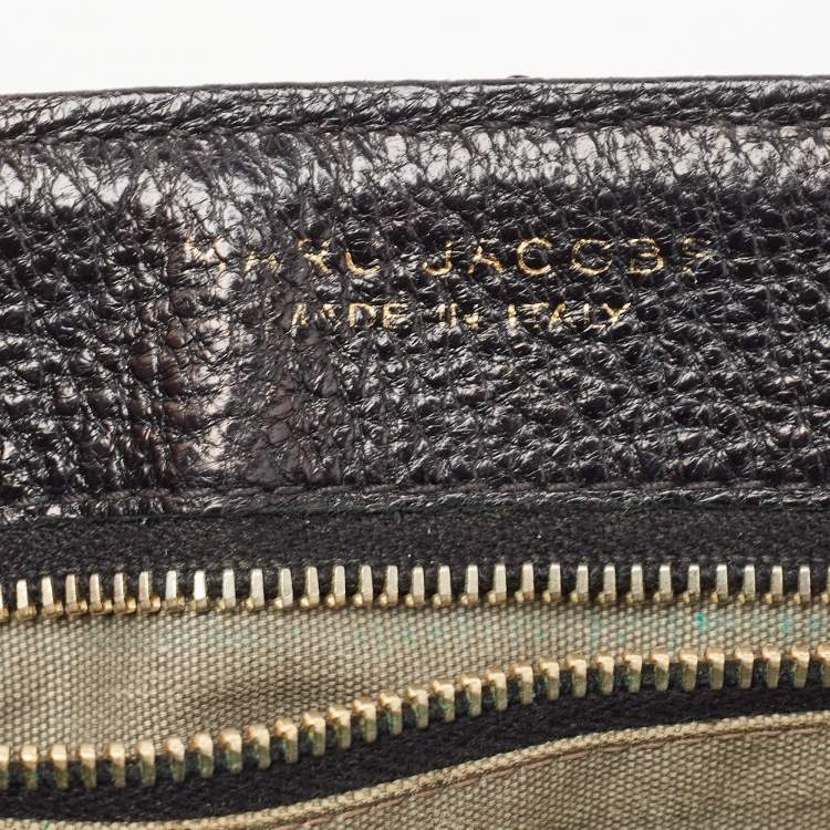 Pre Owned Marc Jacobs Black Quilted Leather Bow Shoulder Bag