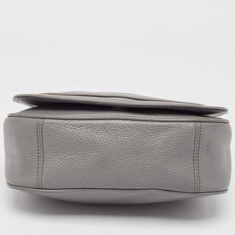 Pre Owned Marc Jacobs Grey Leather Empire City Crossbody Bag
