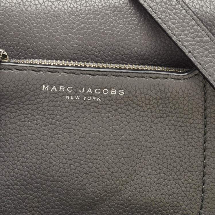 Pre Owned Marc Jacobs Grey Leather Empire City Crossbody Bag