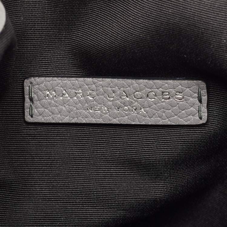 Pre Owned Marc Jacobs Grey Leather Empire City Crossbody Bag