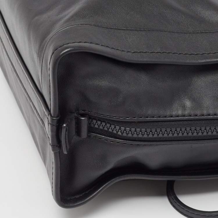 Pre Owned Marc Jacobs Black Leather The Box Shopper Tote