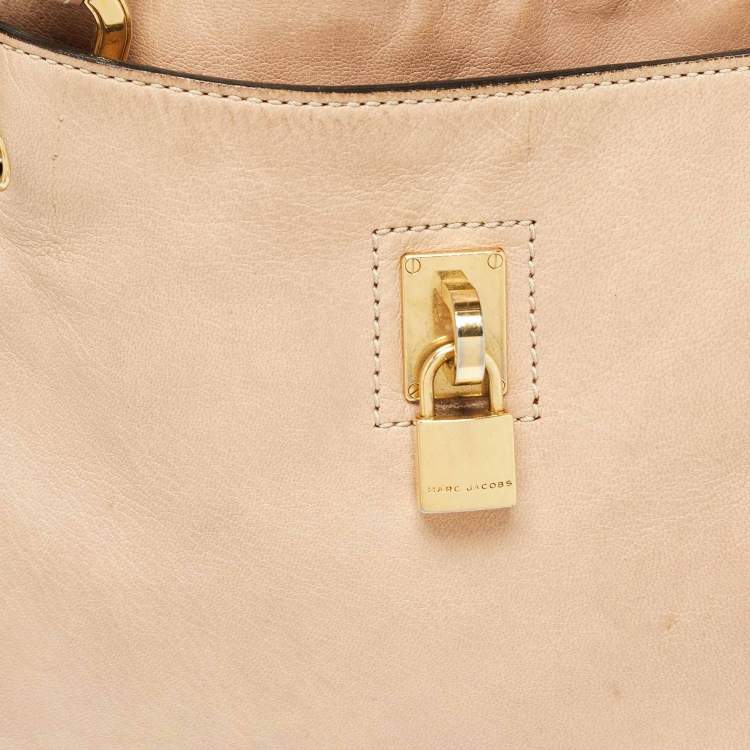 Pre Owned Marc Jacobs Beige Leather Paradise Rio Satchel