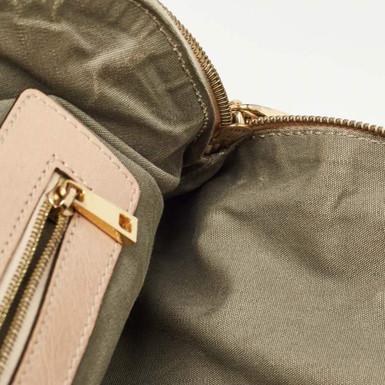 Pre Owned Marc Jacobs Beige Leather Paradise Rio Satchel