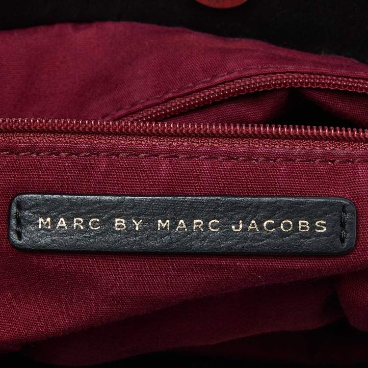 Pre Owned Marc by Marc Jacobs Black Leather Marchive Tote