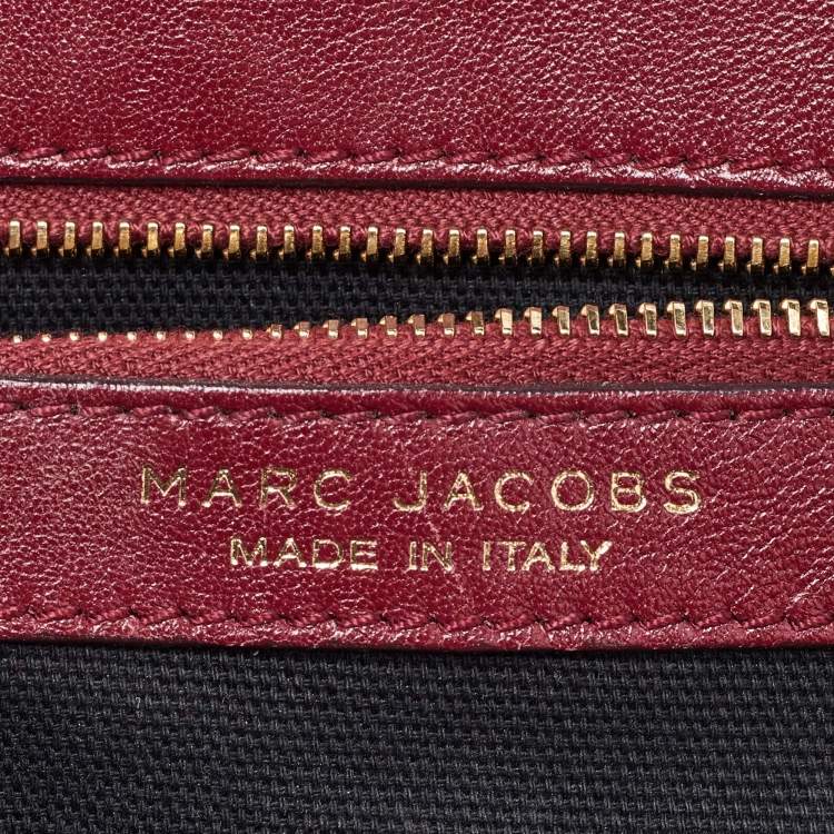 Pre Owned Marc Jacobs Red Quilted Leather Little Stam Shoulder Bag