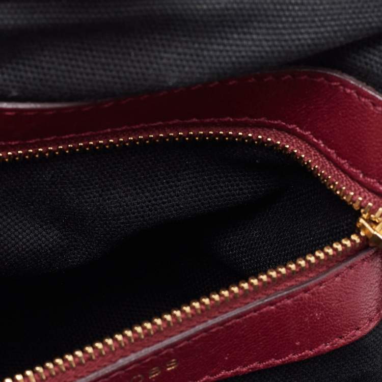 Pre Owned Marc Jacobs Red Quilted Leather Little Stam Shoulder Bag