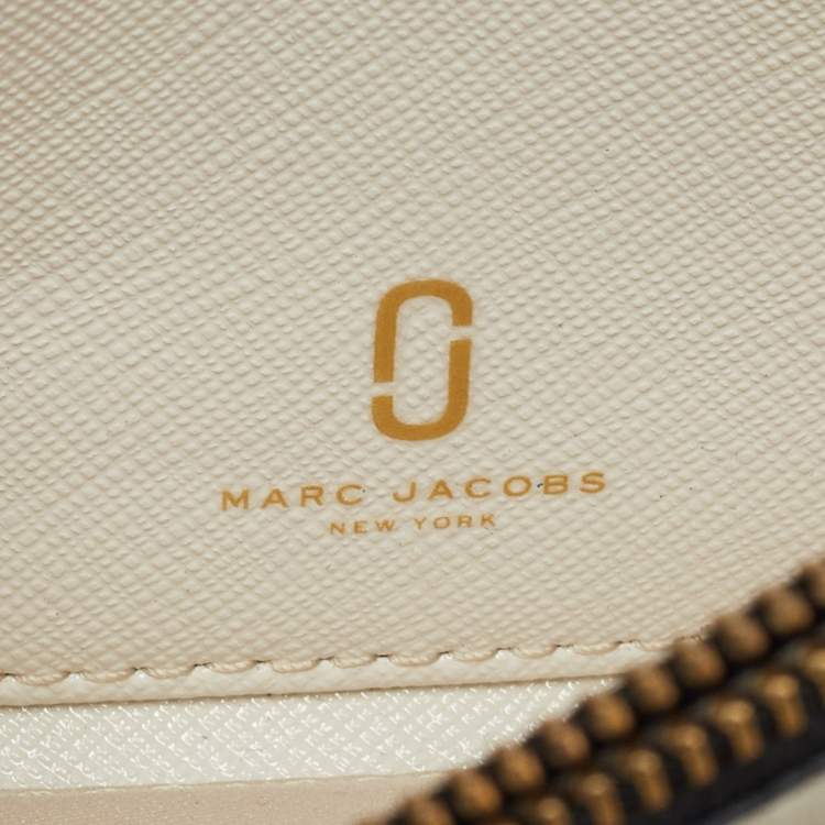 Pre Owned Marc Jacobs Multicolor Patent Leather Snapshot Wallet On Chain