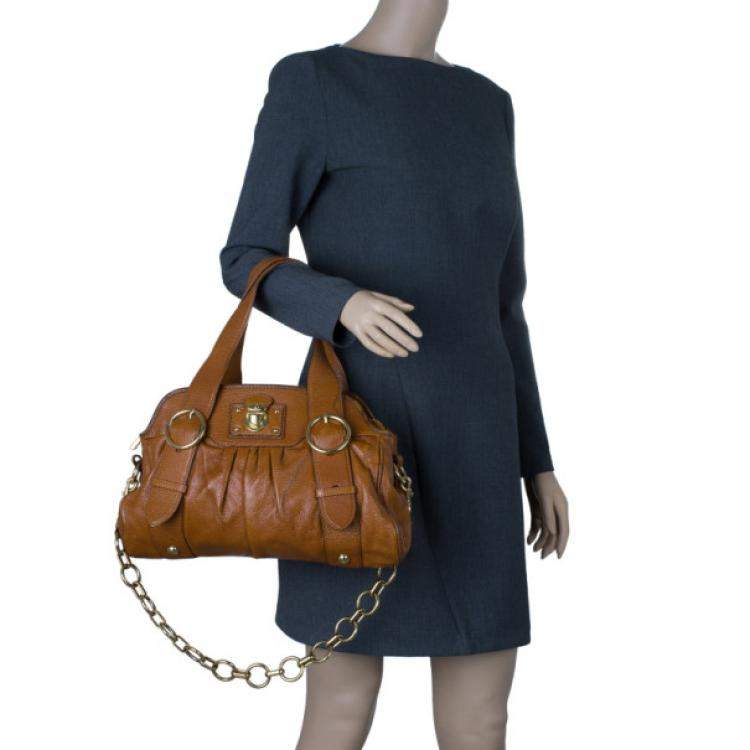 Pre Owned Marc Jacobs Brown Leather Shoulder Bag