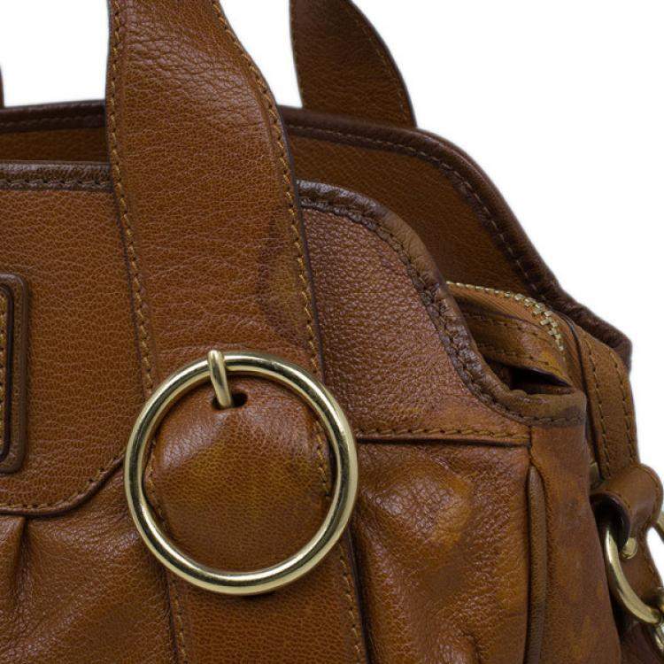 Pre Owned Marc Jacobs Brown Leather Shoulder Bag