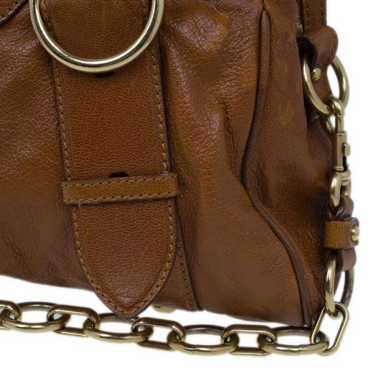 Pre Owned Marc Jacobs Brown Leather Shoulder Bag