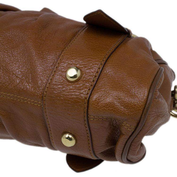 Pre Owned Marc Jacobs Brown Leather Shoulder Bag