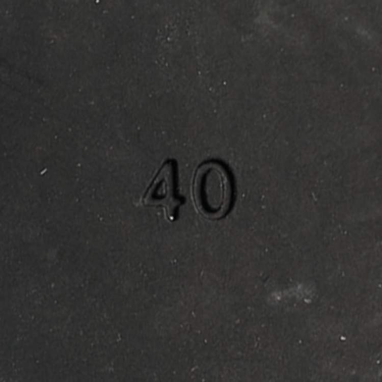 Pre Owned    Marc by Marc Jacobs Black Leather Spike Mouse Ballet Flats Size 40