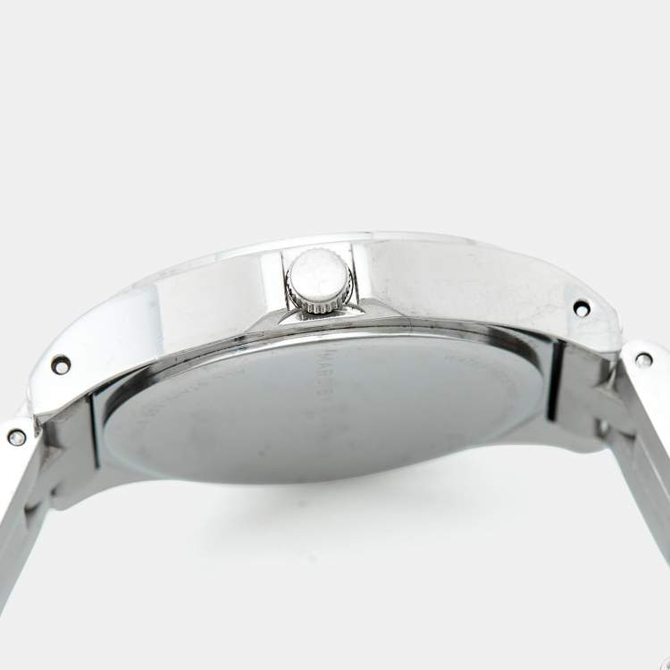 Pre Owned Marc by Marc Jacobs Blade MBM3125 Silver Dial Stainless Steel Women's Wristwatch 36 mm