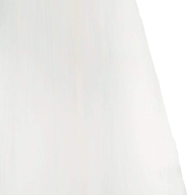 Pre Owned Marchesa Ruffle Embellished Wedding Dress XS