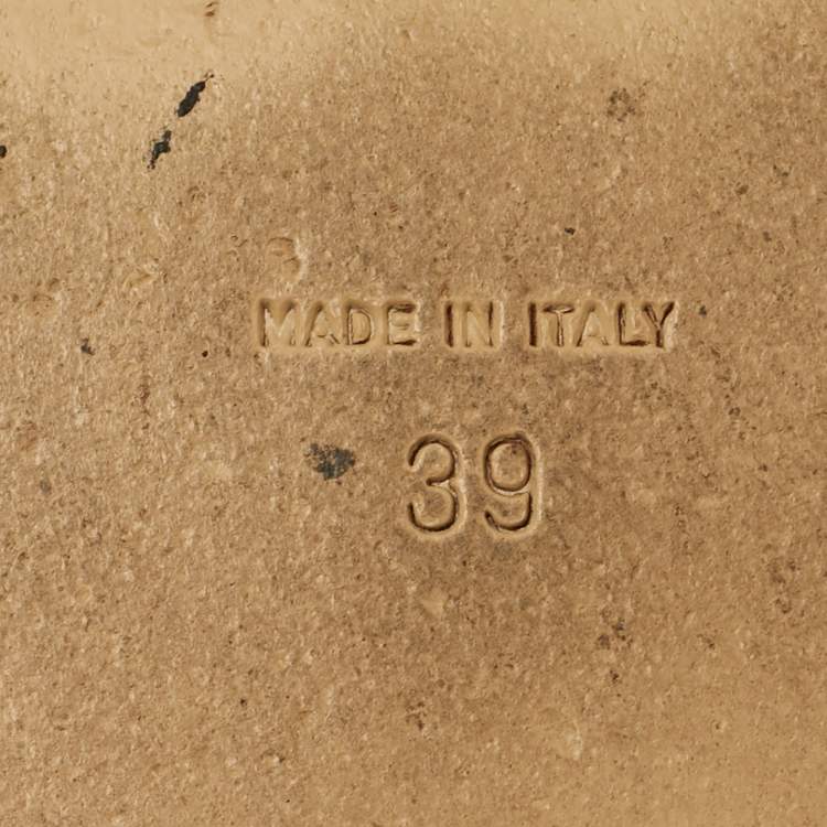 Pre Owned Marco de vincenzo Size 39 Multicolor Satin Butterfly Peep Toe Slingback Sandals