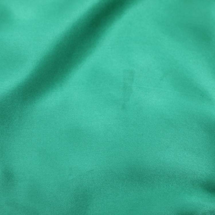 Pre Owned Marina Rinaldi Green Silk Embellished Tops L