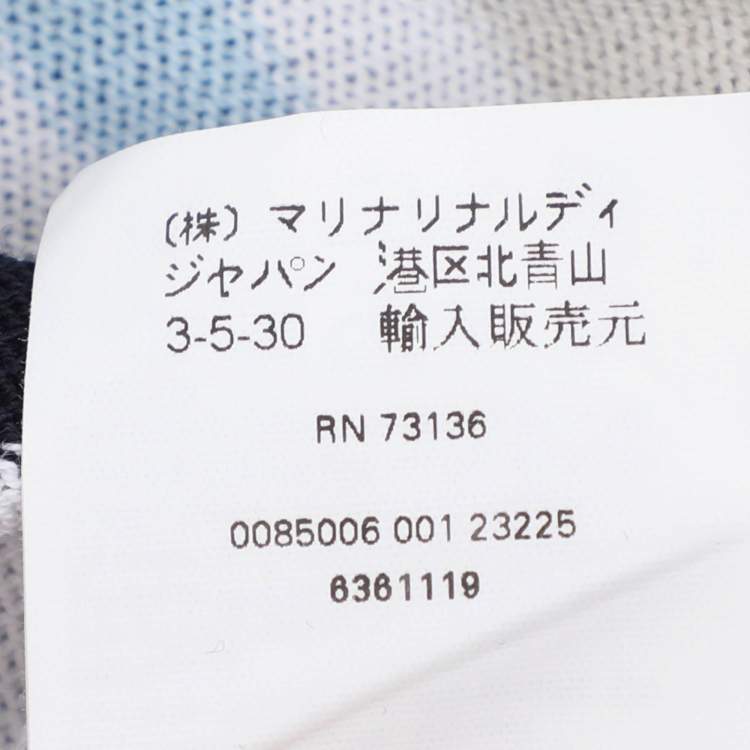 مملوكة مسبقًا Marina Rinaldi Multicolor Stripe Knit Fabric Sweatshirt L