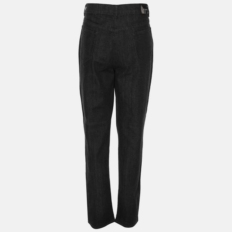 Pre Owned Marina Sport by Marina Rinaldi Dark Grey Denim Stretch Jeans XL