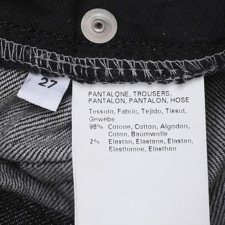 Pre Owned Marina Sport by Marina Rinaldi Dark Grey Denim Stretch Jeans XL