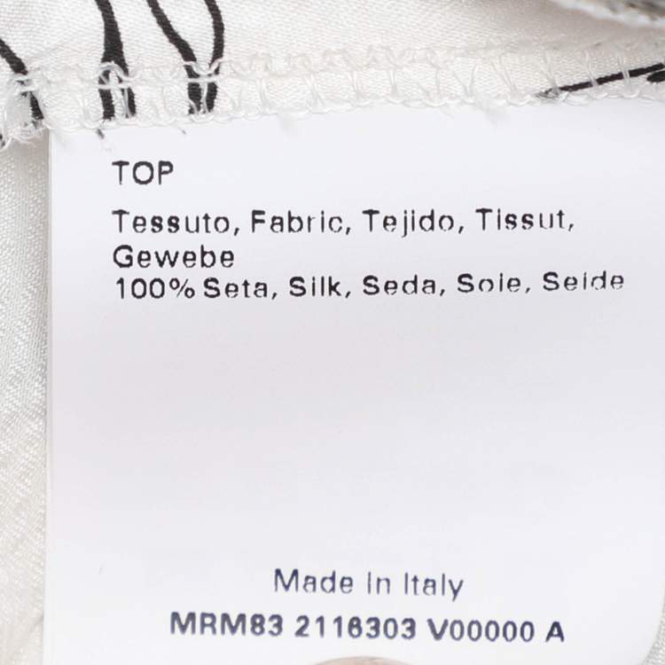 Pre Owned Marina Rinaldi Multicolor Silk Sleeveless Tops L