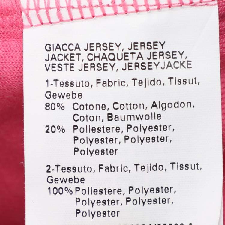 Pre Owned Marina Sport by Marina Rinaldi Pink Jersey Hoodie and Joggers Set L