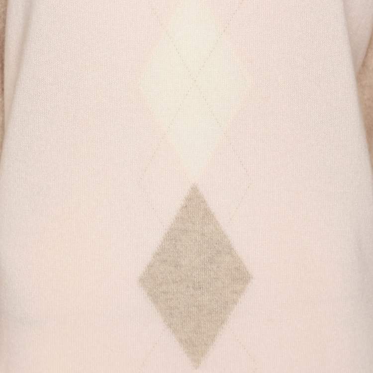 Pre Owned Voyage by Marina Rinaldi Multicolor Cashmere Sweatshirt XL