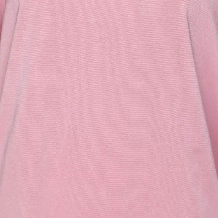 Pre Owned Marina Rinaldi Light Pink Jersey 3/4 Sleeve Tops L