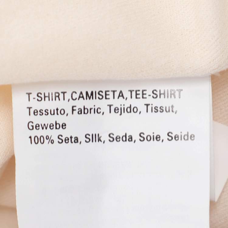 Pre Owned Marina Rinaldi Light Beige Long Sleeve Sweater L