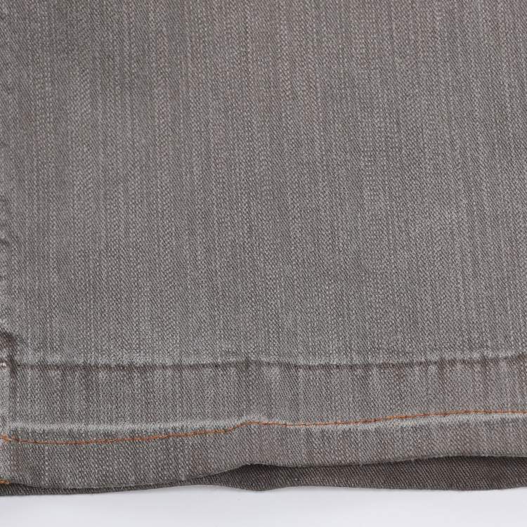 Pre Owned Marina Sport by Marina Rinaldi Grey Denim Jeans L