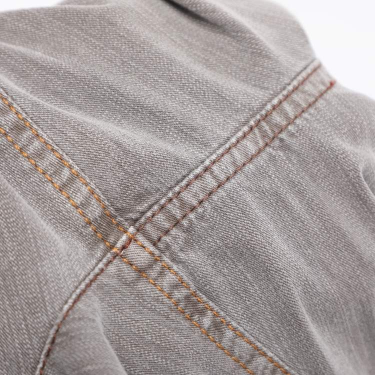 Pre Owned Marina Sport by Marina Rinaldi Grey Denim Jeans L