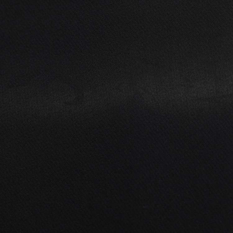 Pre Owned Marina Rinaldi Black Crepe Trousers L