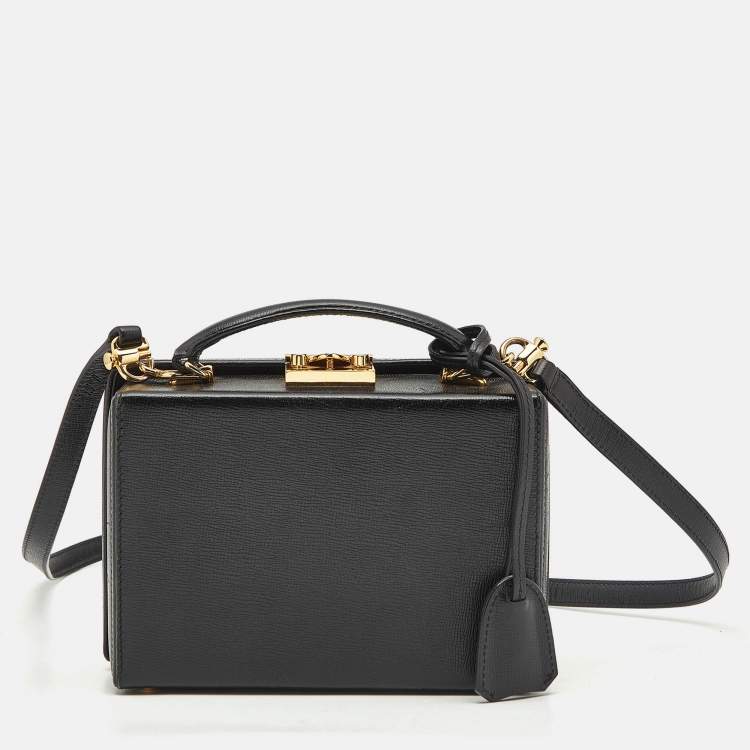 Mark Cross Black Leather Small Grace Box Bag Mark Cross | TLC