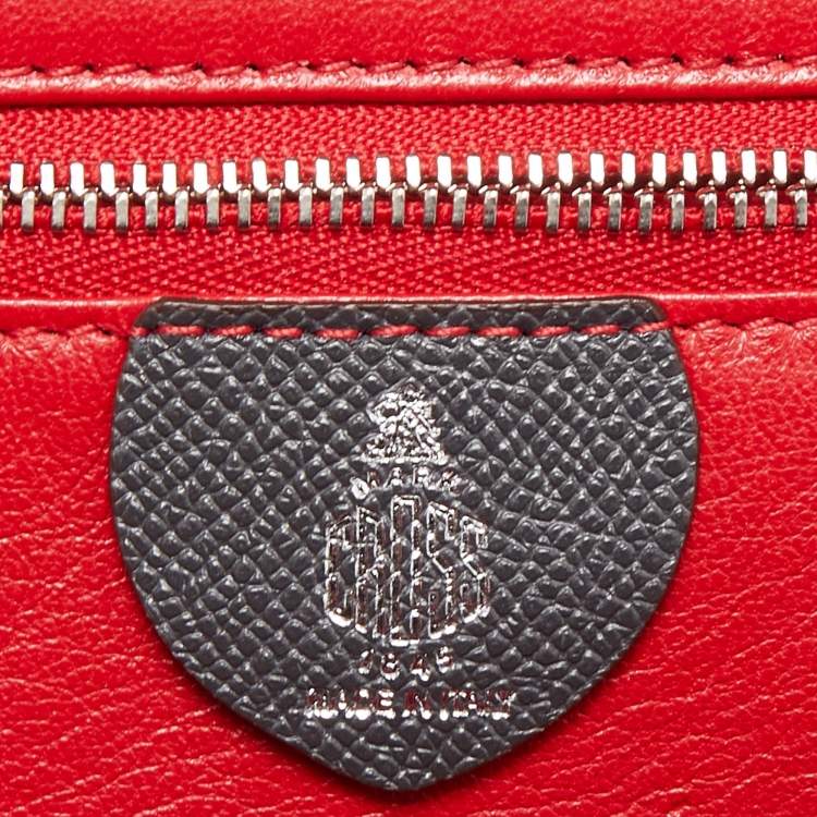 مملوكة مسبقًا Mark Cross Dark Grey Leather Grace Box Bag 