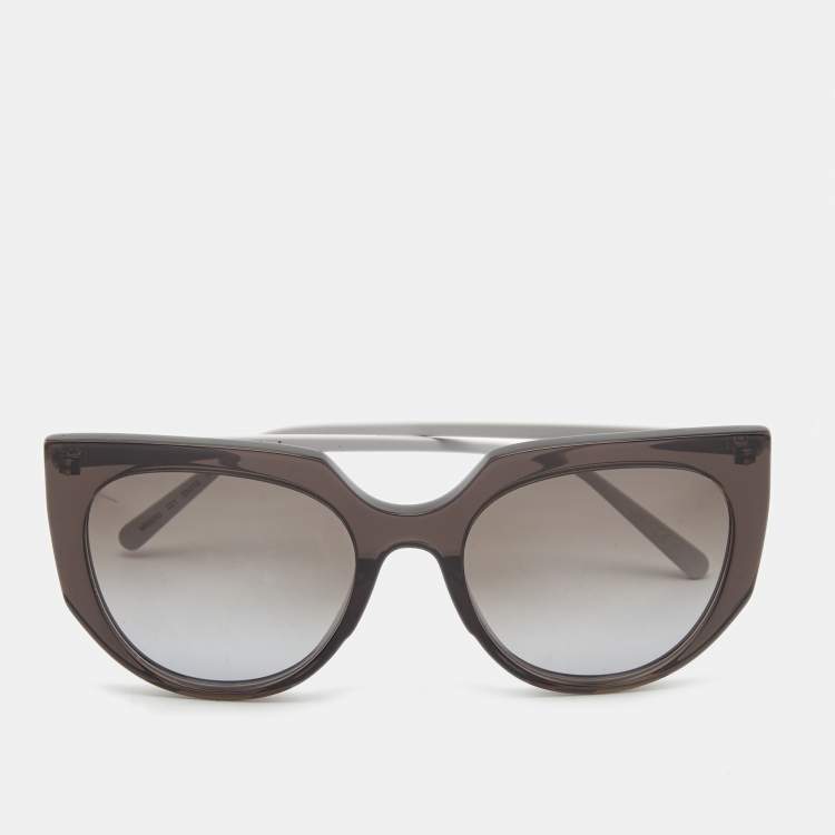 Pre Owned Marni Grey/Mauve Gradient ME626S Cat Eye Sunglasses