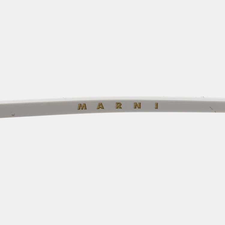 Pre Owned Marni Grey/Mauve Gradient ME626S Cat Eye Sunglasses