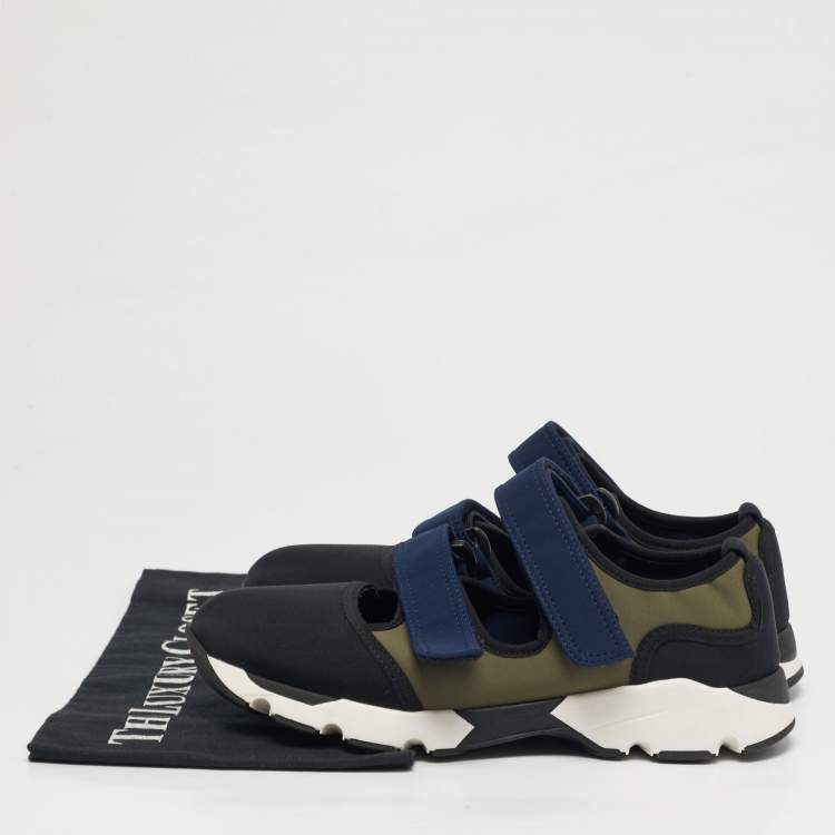 Pre Owned Marni Scarpa Size 36 Multicolor Nylon Low Top Sneakers