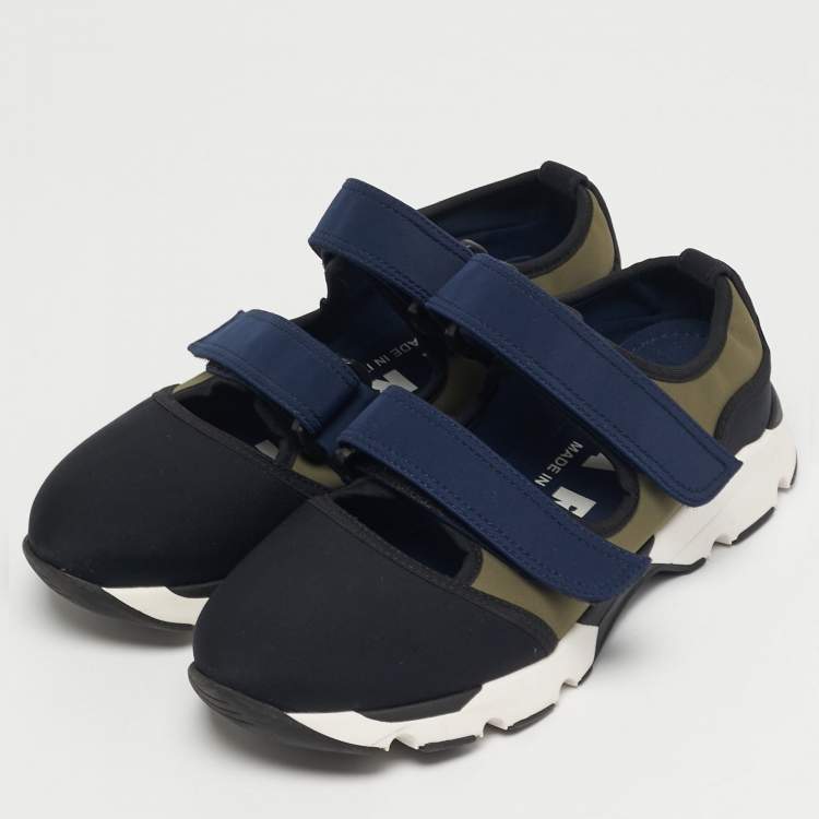 Pre Owned Marni Scarpa Size 36 Multicolor Nylon Low Top Sneakers