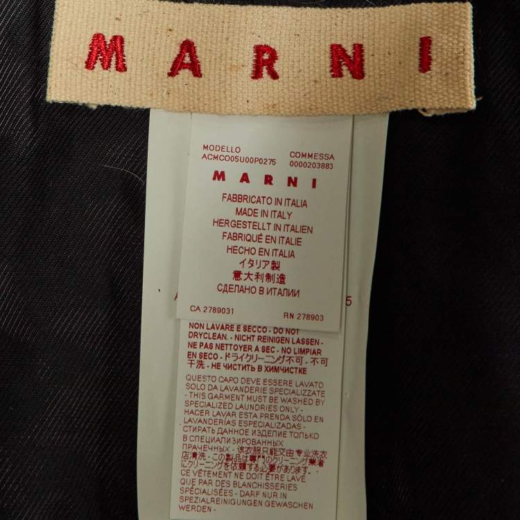 Pre Owned Marni Brown Mink Fur Collar 