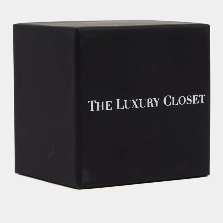 Pre Owned Marni Black Leather Crystal Embellished Elasticized Waist Belt