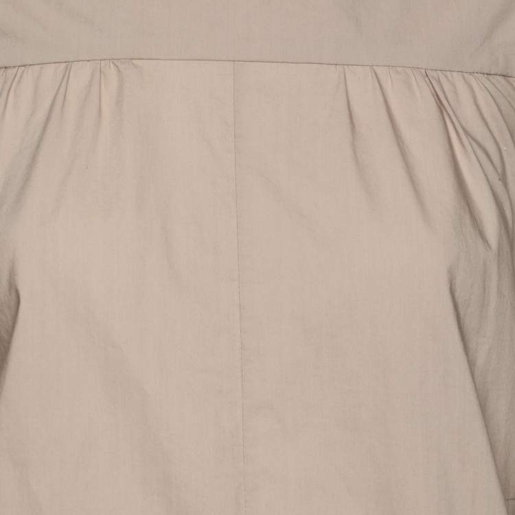 Pre Owned Marni Grey Cotton Full Sleeve Top S