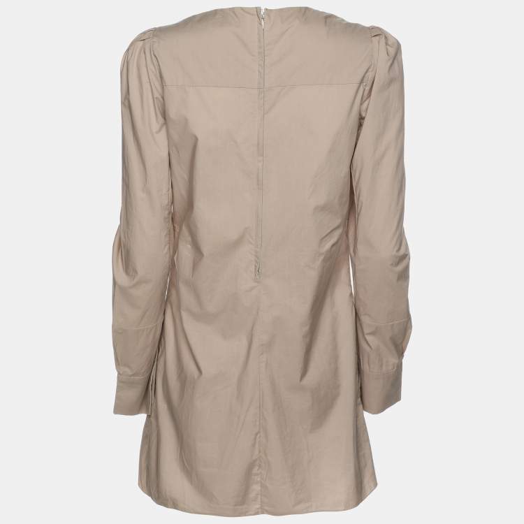 Pre Owned Marni Grey Cotton Full Sleeve Top S