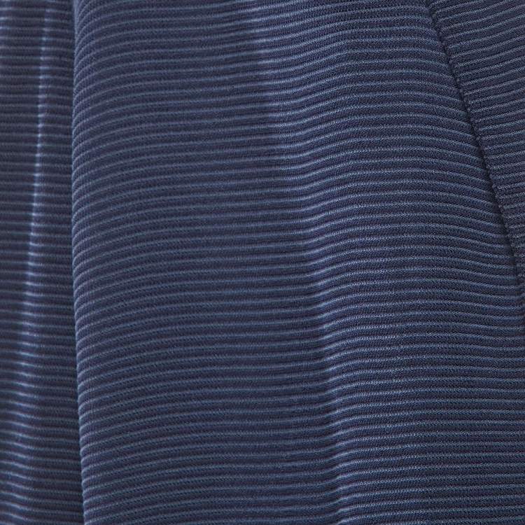 Pre Owned Marni Navy Blue Crepe Open Front Blazer L