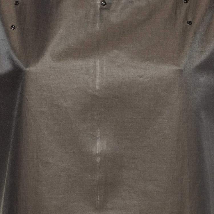 Pre Owned Marni Brown Cotton Blend Shift Dress L