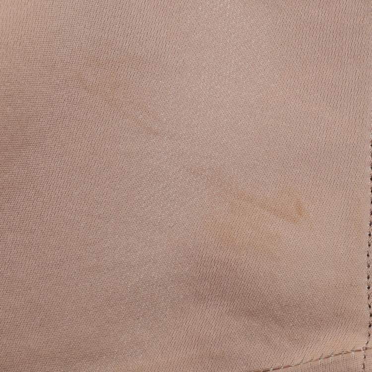 Pre Owned Marni Beige Satin Sleeveless Top S