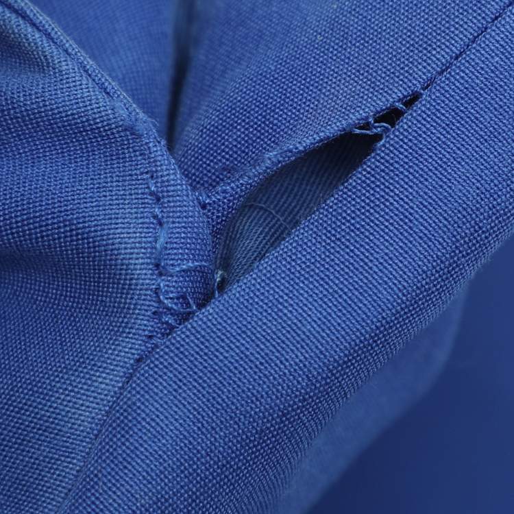 Pre Owned Marni Blue Cotton Trouser S