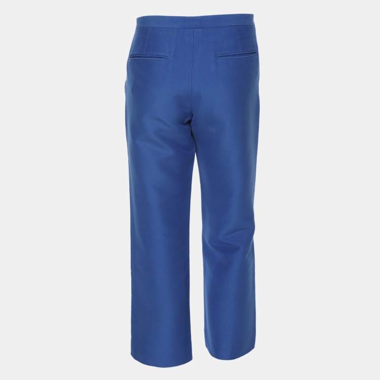 Pre Owned Marni Blue Cotton Trouser S