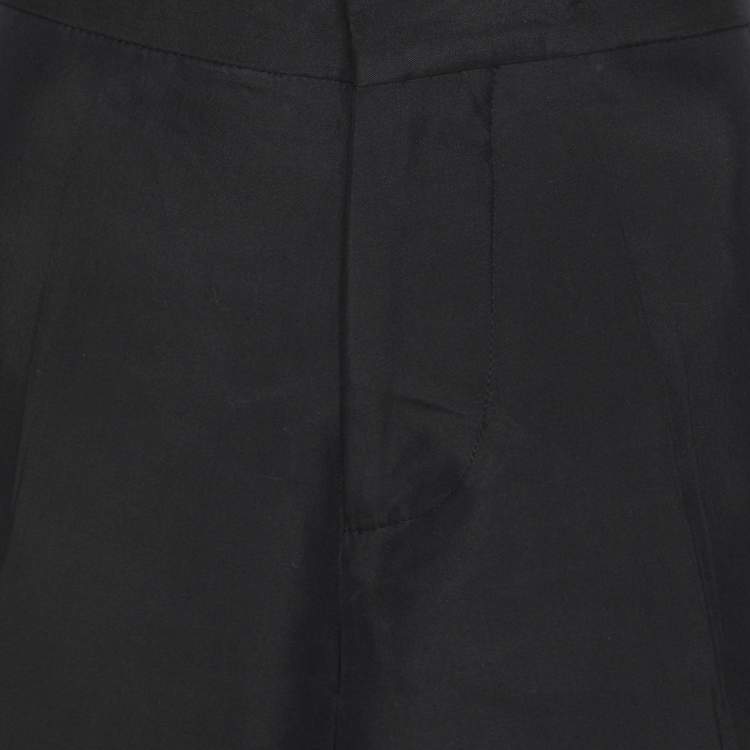 Pre Owned Marni Black Cotton Silk Shorts S